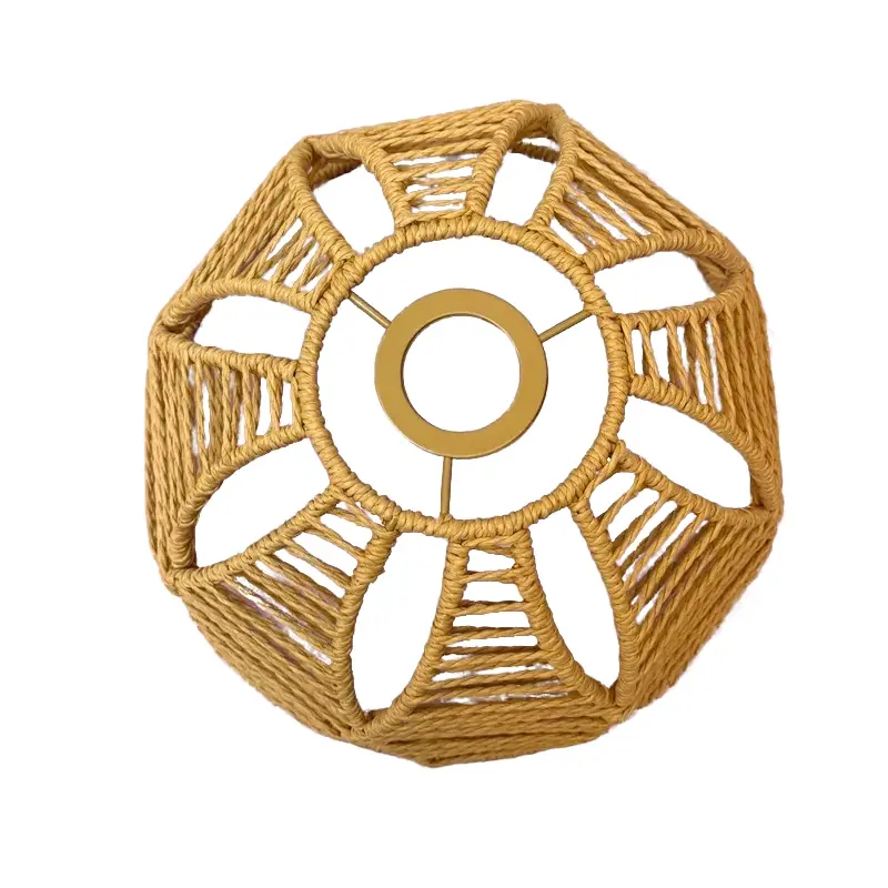 Handmade Woven Lampshade, Traditional Chinese Pendant Light Cover, Restaurant Hot Pot Shop Hotel Lantern Decor, Unique Lighting Accessory