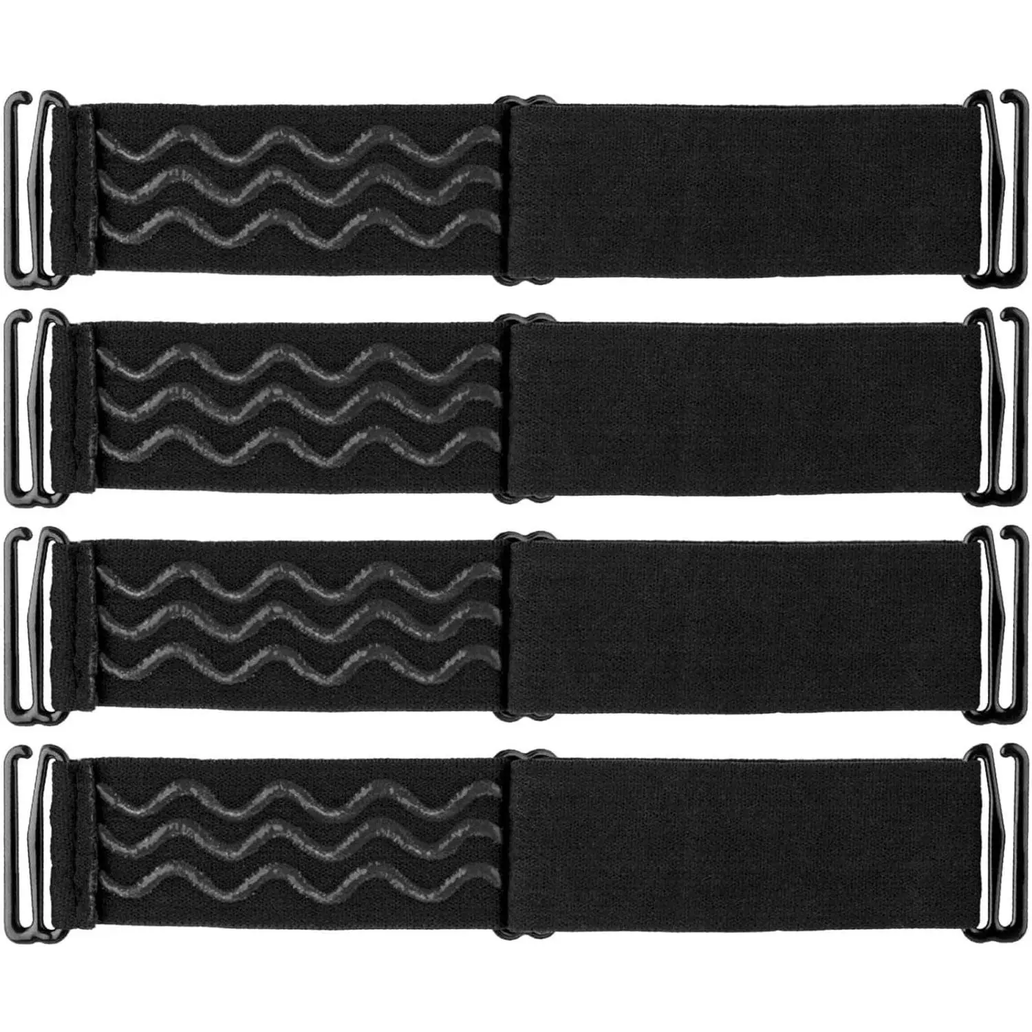 Adjustable Elastic Bands for Wig, Black, 4 count | Removable, Nonslip  Strips, For Sewing Making Wig Cap, Wig Accessories
