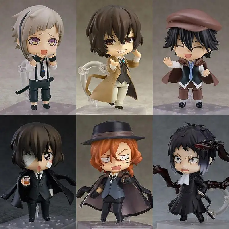 2026 new hot item 10CM Q-version Bungo Stray Dogs Nendoroid KO Articulated Action Figures Model Kit Desktop Ornament Collectible Toys Statue Gift