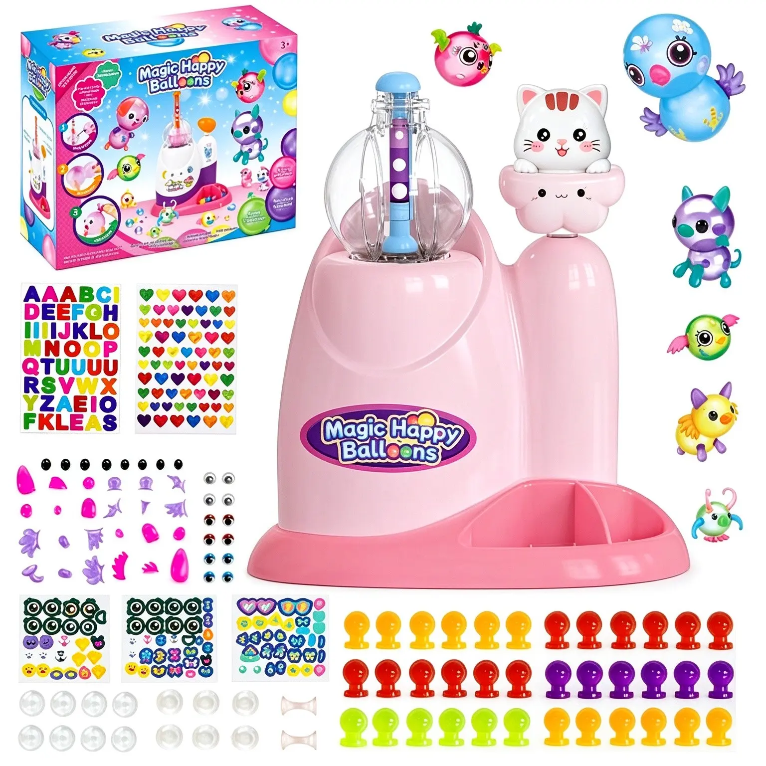 Magic Bubble Ball Gift Set, DIY Sticky Bubble Ball Kit, Handheld Adjustable Bubble Machine, Handheld Bubble Maker, Creative Play, Kids Party Gift, Best Holiday Gift