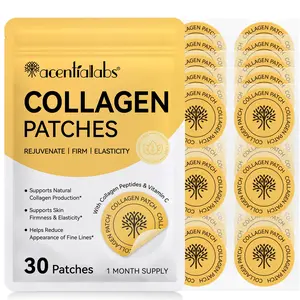 acentiallabs Collagen Patches (30 pcs), Skin Care Patches, Waterproof and Sweat-Resistant, Easy-to-Use Daily Skin Care Patches