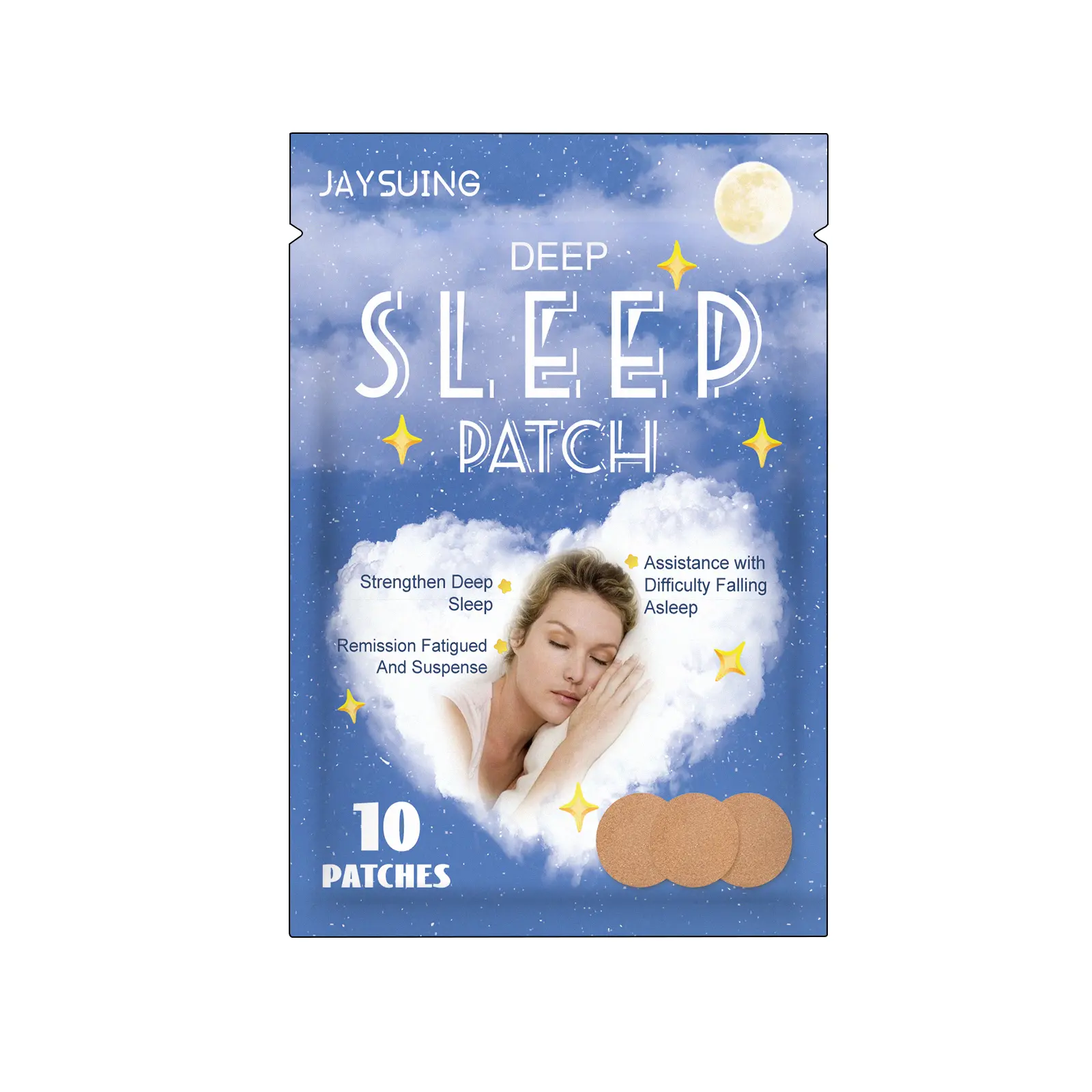 Sleep Patches, a Deep Sleep Aid that Relieves Stress and Promotes Relaxation, Convenient Overnight Patch Pack