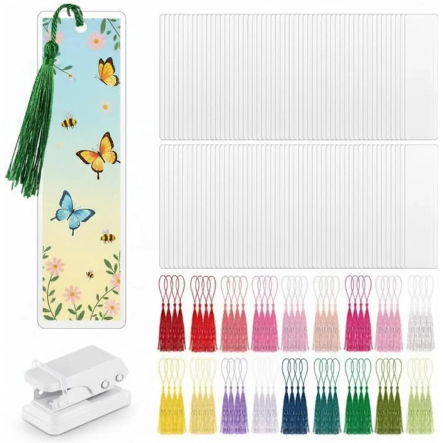 101 count Bookmark Laminating Pouches 5 Mil Kit,2.36 X 6.3 Inch