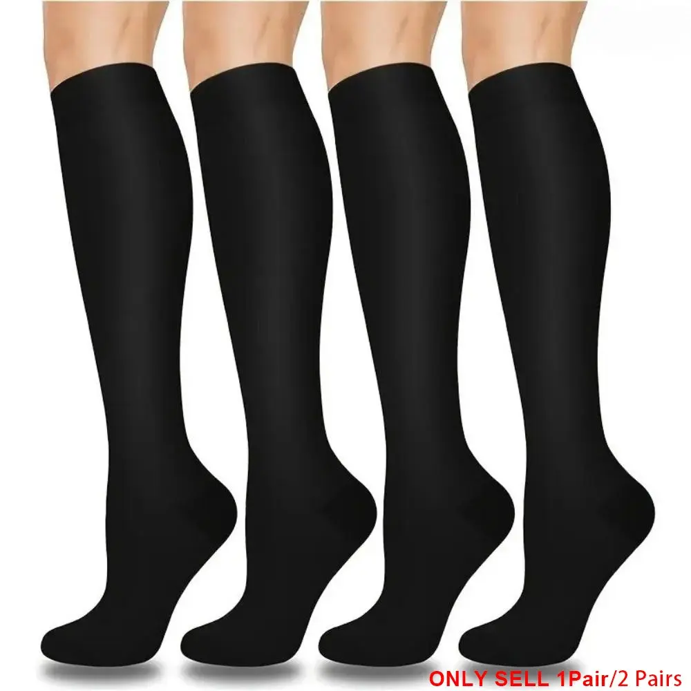 Athletic High Compression Socks – Breathable Calf Support for Running & Everyday Wear, All-Day Comfort Fit, Ideal for Travel, Workouts & Long Standing, Unisex Essential, Sports Compression Socks, Polyester Athletic Socks