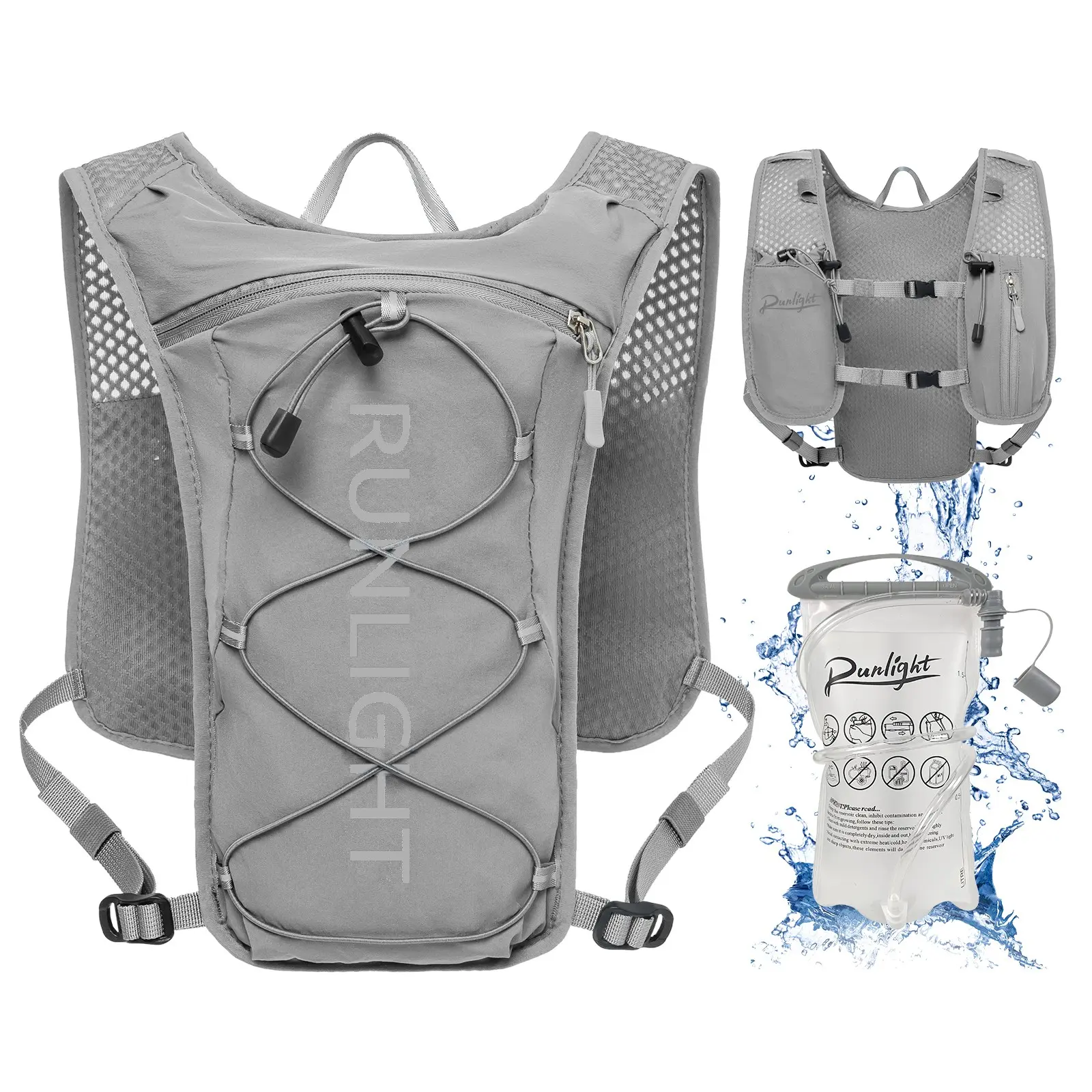 Lightweight Running Vest: Adjustable Shoulder Straps, Suitable for All Body Types, Jogging Equipment