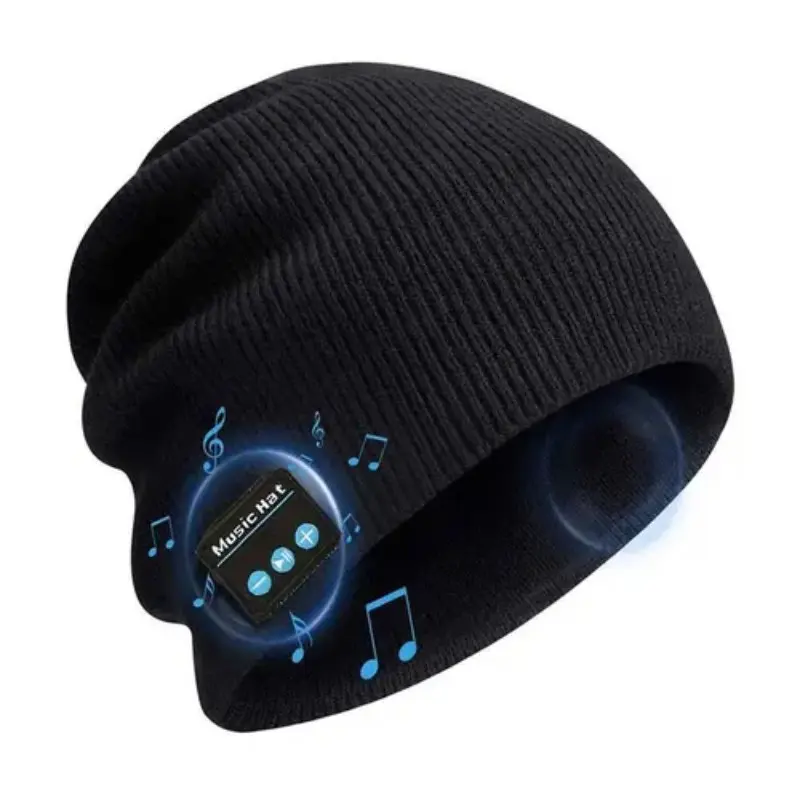 NEW Wireless Beanie Hat Headphones, Rechargeable Smart Wearable Devices for Men & Women, Unique Gift Idea for Men Dad Husband, Headphone for Travel