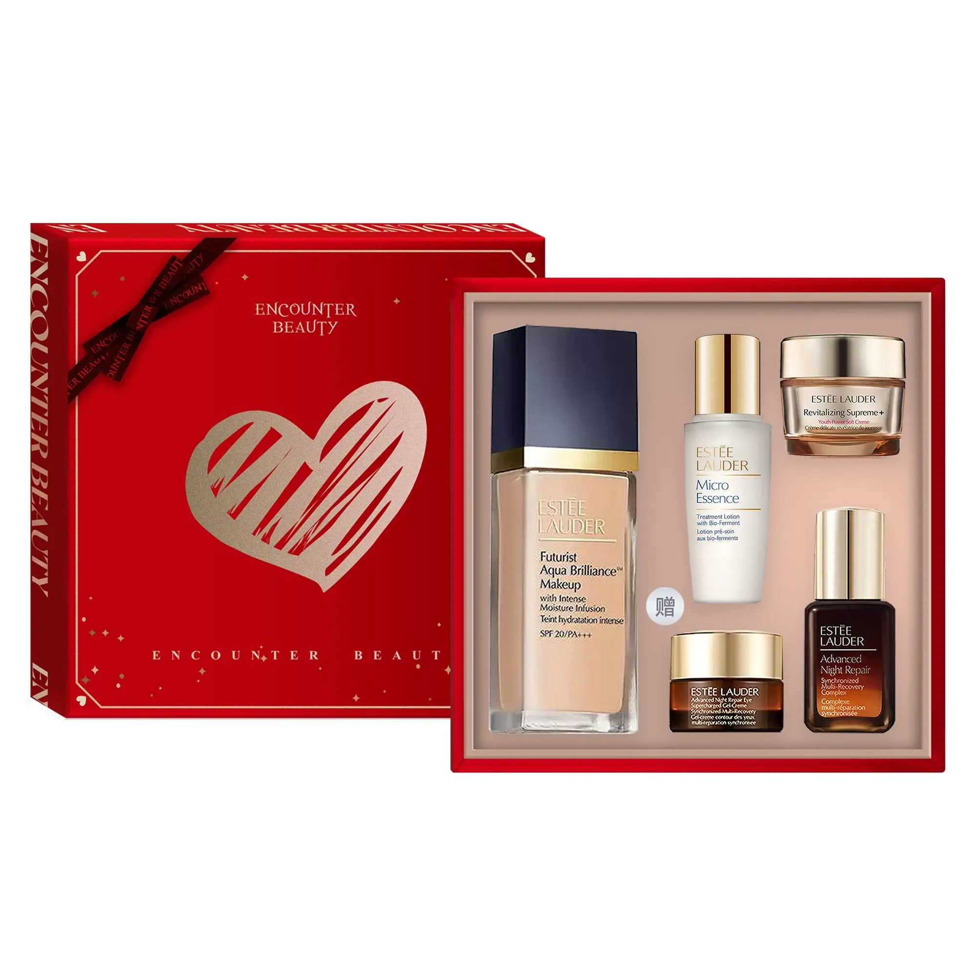 ESTEE LAUDER Qinshui Liquid Foundation All Star Gift Box Sets Natural Non Cakey Five Piece Set
