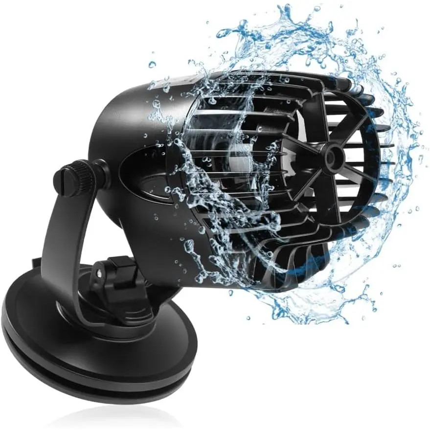 1982GPH Mini Aquarium Circulation Pump Ultra-quiet Fish  Wave Maker With Suction Cup 360  Rotatable Aquarium Power  Submersible Water Pump For Freshwater And Saltwater