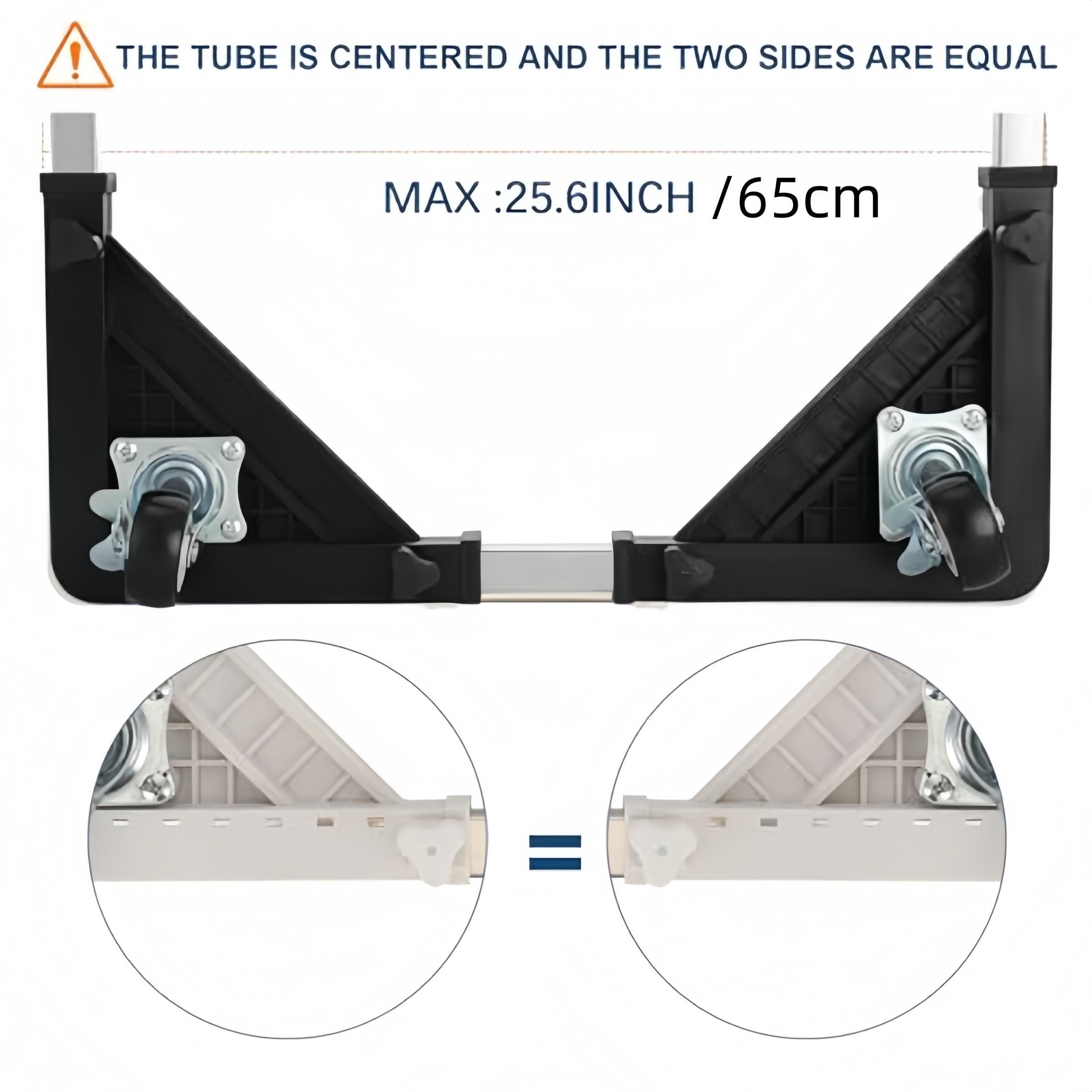 Washing Machine Base, Thickened Shockproof Adjustable Bracket with Universal Wheel, Appliance Wheels, Refrigerator Base Bracket, Household Appliances Accessories, Appliance Bases