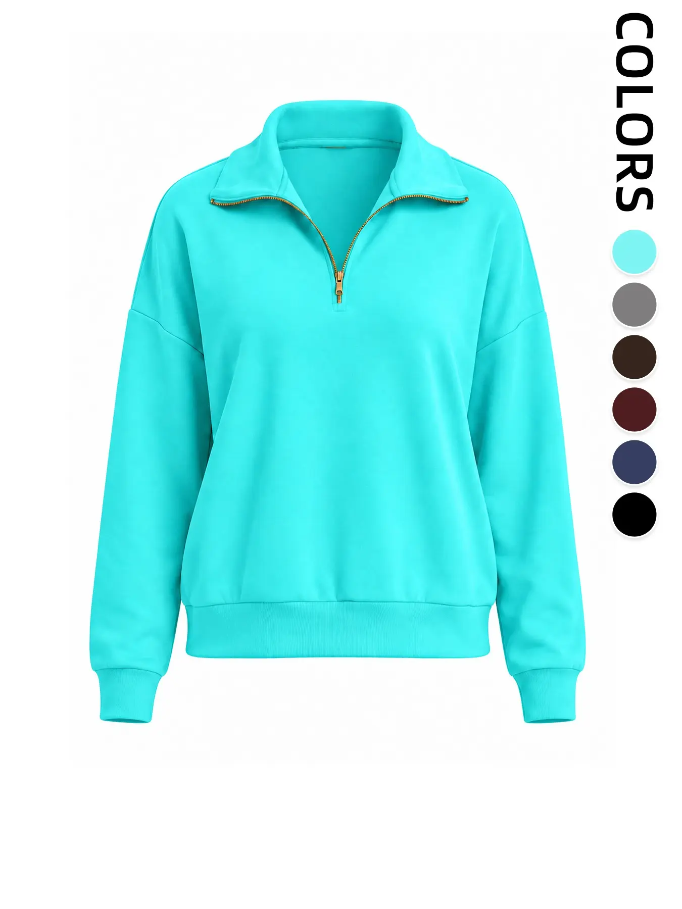 Women's Half-Zip Sportswear Top, Comfortable Hooded Sweatshirt, Ideal for Yoga, Running, Indoor Outdoor Activities, Fall Winter, Workout Tops