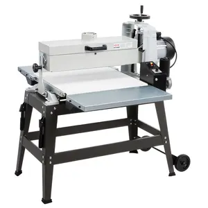 VEVOR 22" Drum Sander with Stand Extension Tables, 1.75HP 1440RPM Dual Motor Drum Sander for Woodworking - Variable Speed Conveyor Belt, 4" Dust Collection Port for Cabinet Furniture Finishing