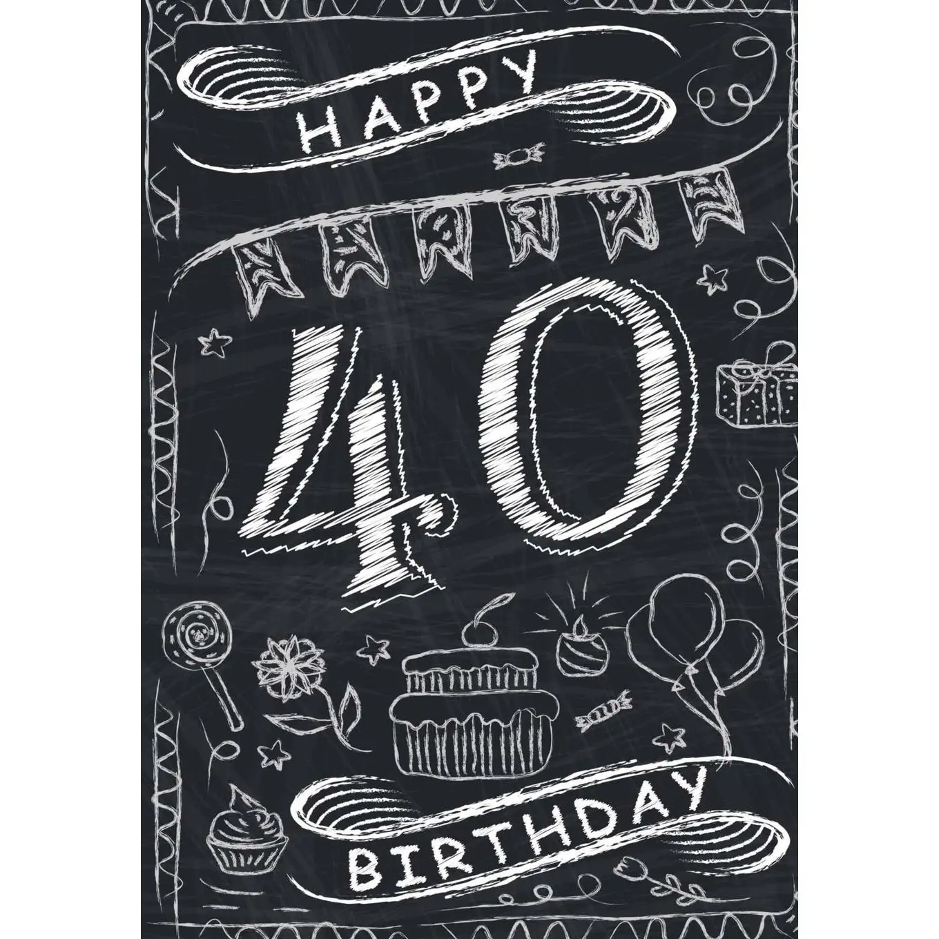 Happy 40 Birthday: Birthday Journal/Notebook for 40th Birthday: Blank Birthday Journal/Notebook for Notes, Agenda, Ideas (Birthday Journals and Notebooks) - Paperback
