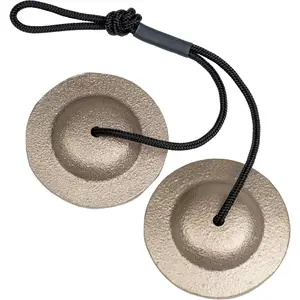 Finger Cymbals --  U.S.A. -- Symphonic-Grade Cast Bronze Percussion Musical Instrument for Orchestral, Meditation, Yoga
