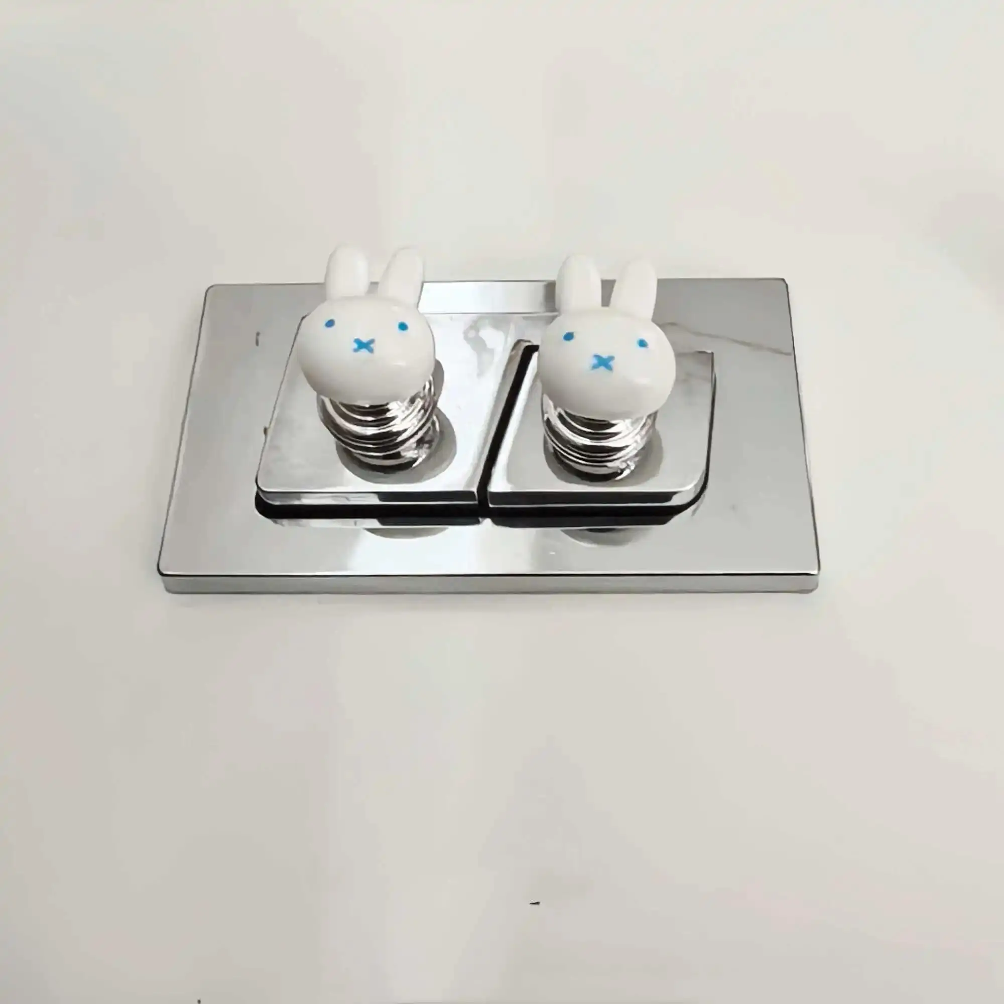 Miffy Toilet Presser Long Nails Manicure Dedicated Universal Creativity Bathroom Flush Switch Button Auxiliary Lovely Kawaii New