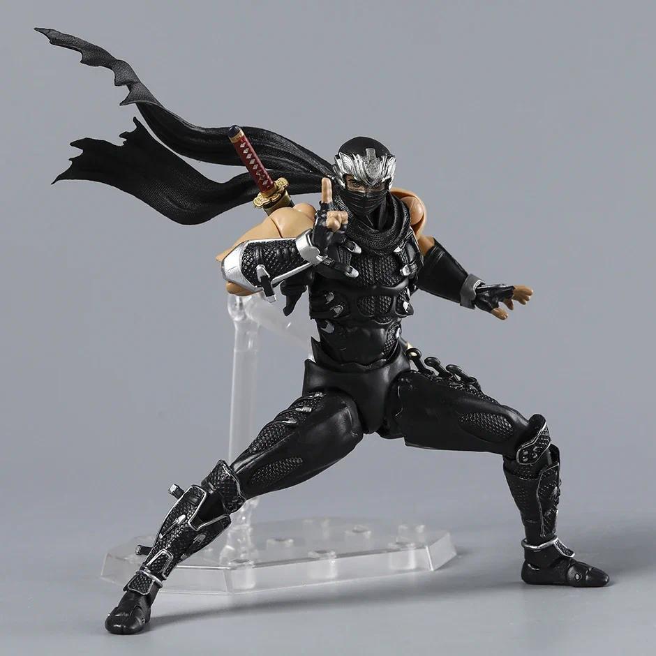 Revoltech Yamaguchi Ninja Gaiden Ryu Hayabusa 1/12 Scale Articulated Action Figure With Bonus Collectible Model For Game Fans