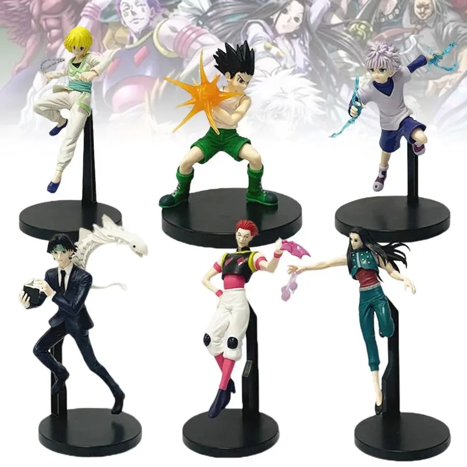 2026 Hot Anime & Manga Collectible Model Figures, 15-23cm Hunter x Hunter Chrollo Lucilfer, Hisoka, Killua Zoldyck, Kurapika Action Figurines for Toys & Hobbies Enthusiasts