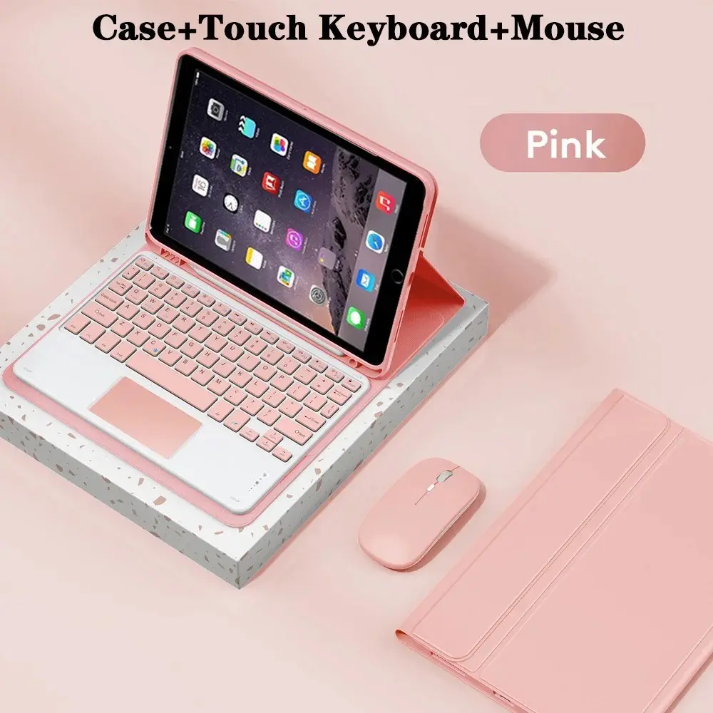 for iPad Air 11 Inch Case with Protection Bluetooth-compatible Keyboard Cover, Tpu Material, Compatible with New iPad Air 11 Pro 2022, 10th Gen, 12th Gen, 7, 8, 9th Gen, 10.2, Air 3