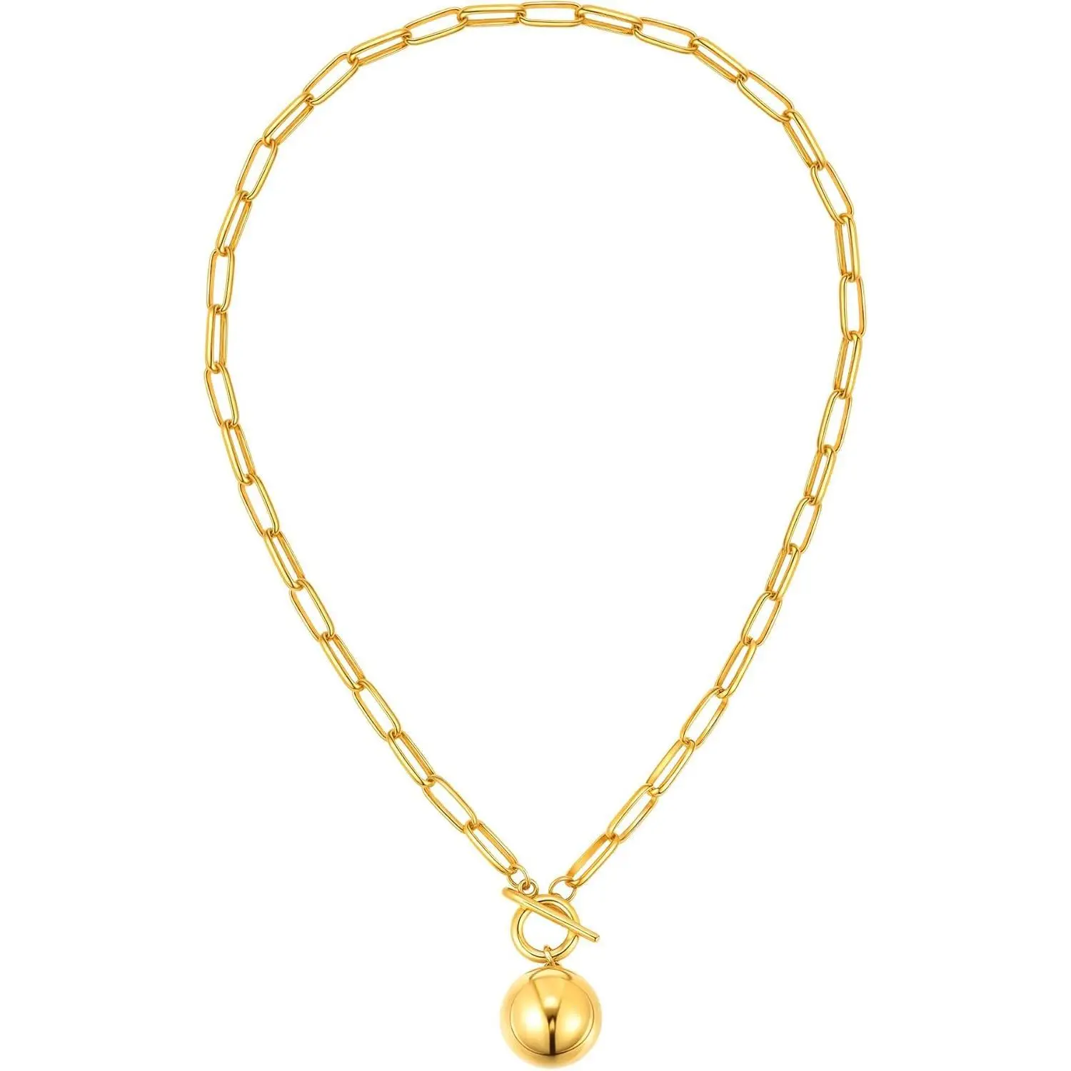 Gold Lariat Necklace for Women Shaped Layered CZ Drop Chain | shaped necklace; Layered CZ detail; Long lariat style; Gift for her, Gold Necklace Women, Cz Drops
