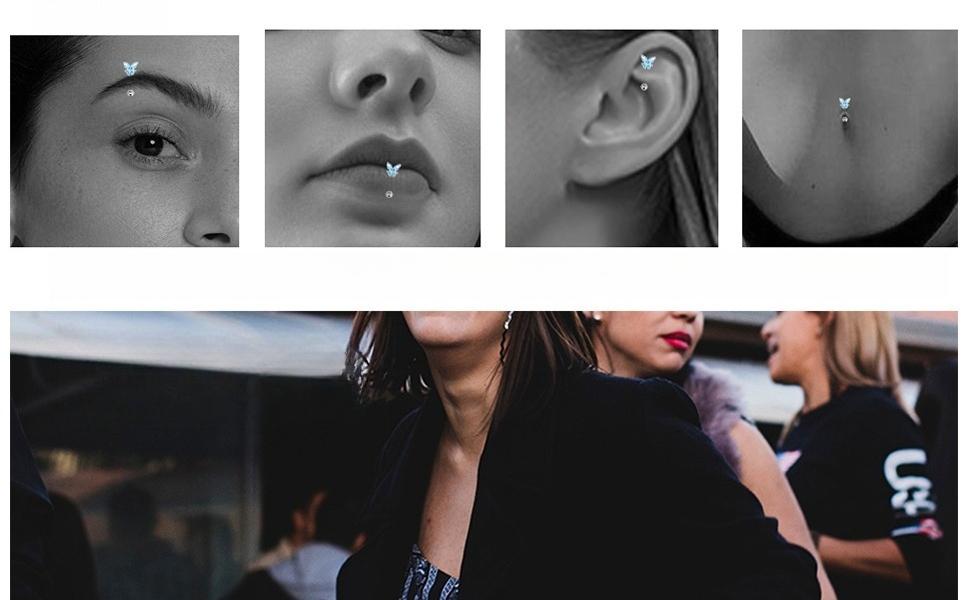 8-9Pcs 16G Surgical Steel Curved Barbell Set Multi-Use Body Piercing Jewelry | Rook, Daith, Eyebrow & Lip Rings | Hypoallergenic & Sensitive Skin Safe 8mm 8-9Pcs 16G Surgical Steel Curved Barbell Set Multi-Use Body Piercing Jewelry | Rook, Daith, Eyebrow & Lip Rings | Hypoallergenic & Sensitive Skin Safe 8mm