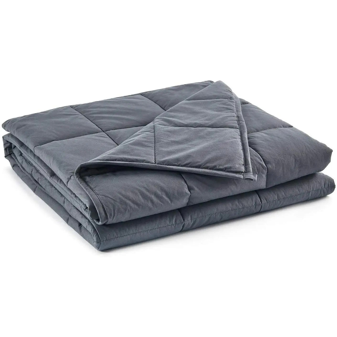 Kids Weighted Blanket | 40''x60'',10lbs | for Child Between 90-130 lbs | Premium Cotton Material with Glass Beads | Dark Grey