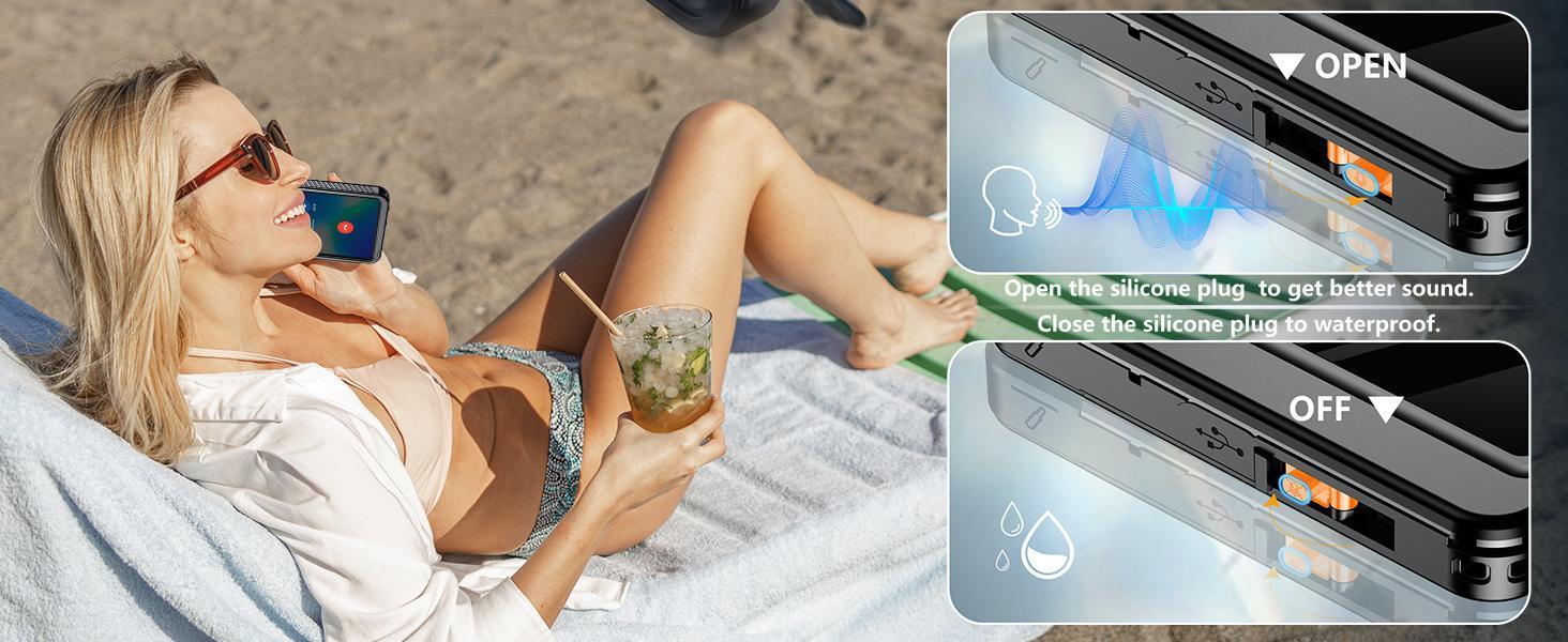 Temdan Designed for Samsung Galaxy S25 Ultra Case Waterproof, Built-in Lens & Screen Protector Military Grade Shockproof Dropproof IP68 Underwater Full Body Phone Case for Galaxy S25 Ultra 6.9"-Black