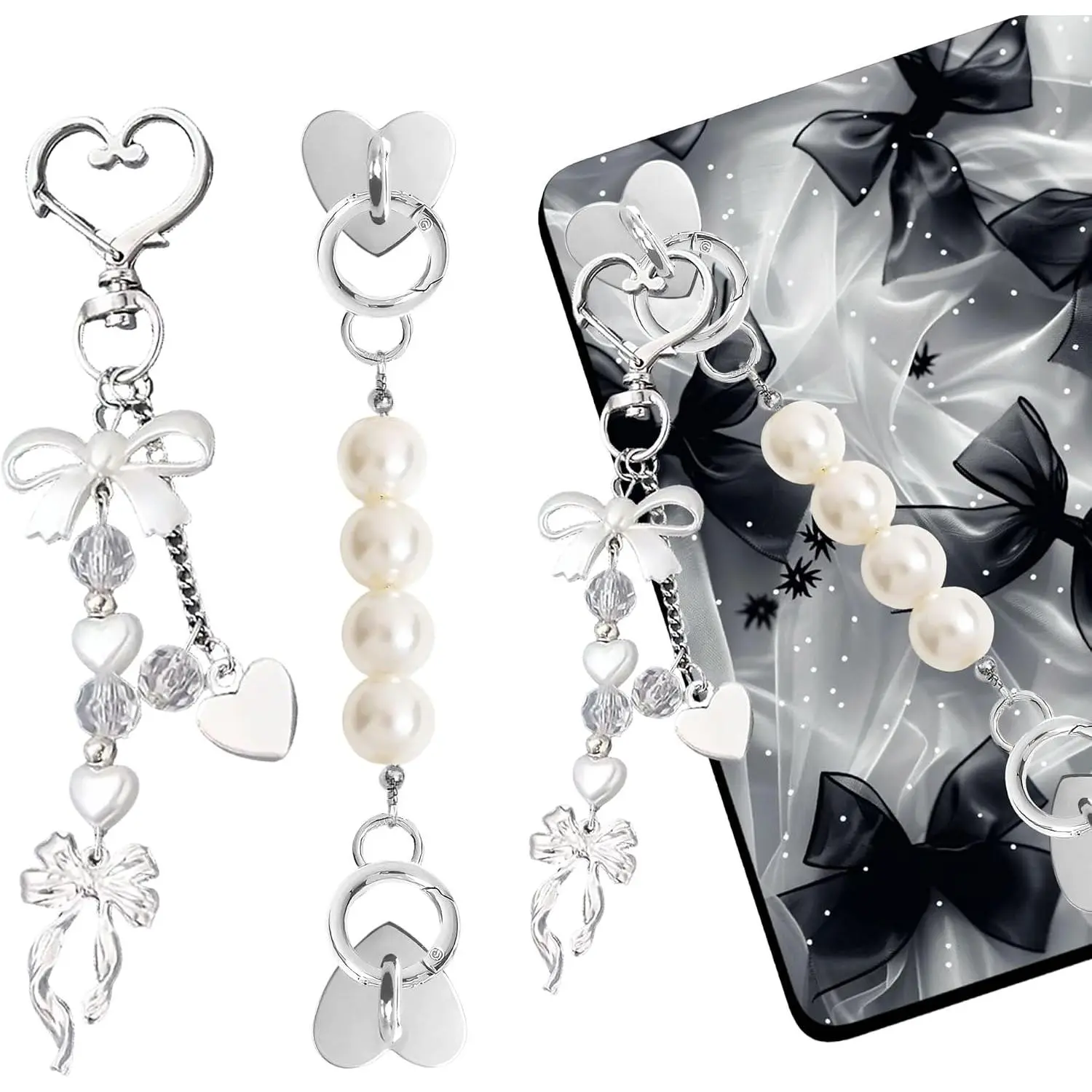Hand Strap & Charm Chain Set for Kindle