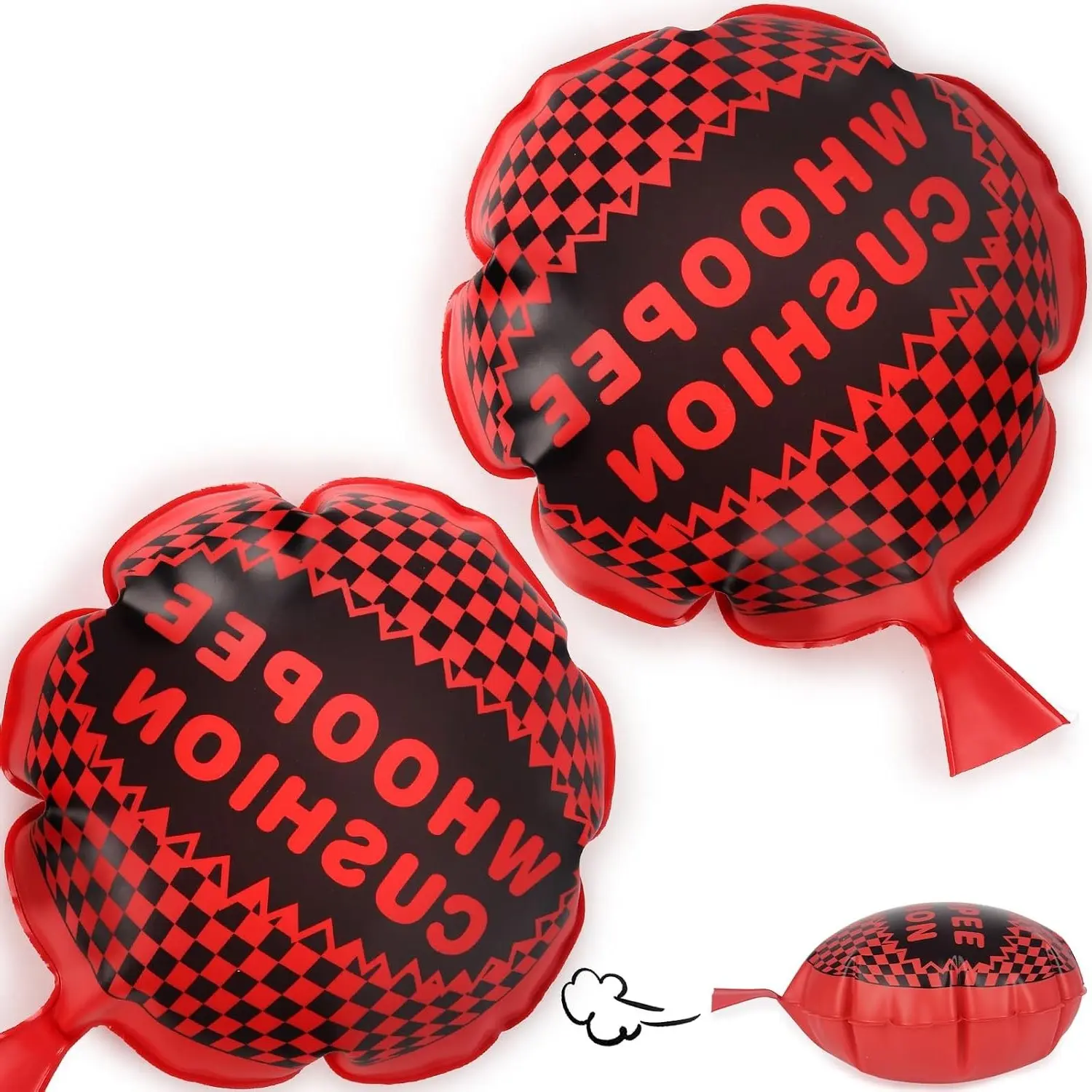 2 PCS 10 Inch Whoopee Cushions, Funny Fart Prank for Novelty Party FavorsGift