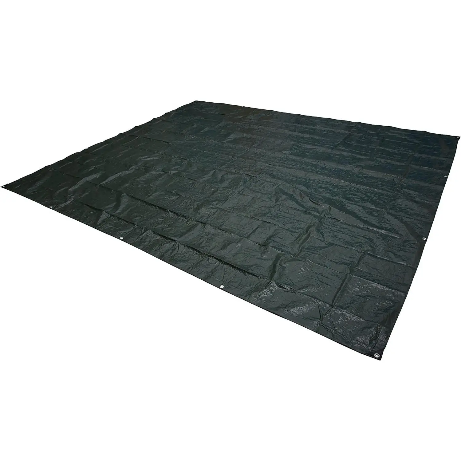 Summer Camping Amazon Basics Waterproof Multipurpose Camping Tarp, Tear Resistant with Reinforced Edges, Protective Cover, 7.5 Feet x 9.5 Feet, Dark Green