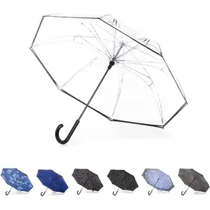 Auto Reverse Close Windproof Stick Inbrella with Repellent Protection