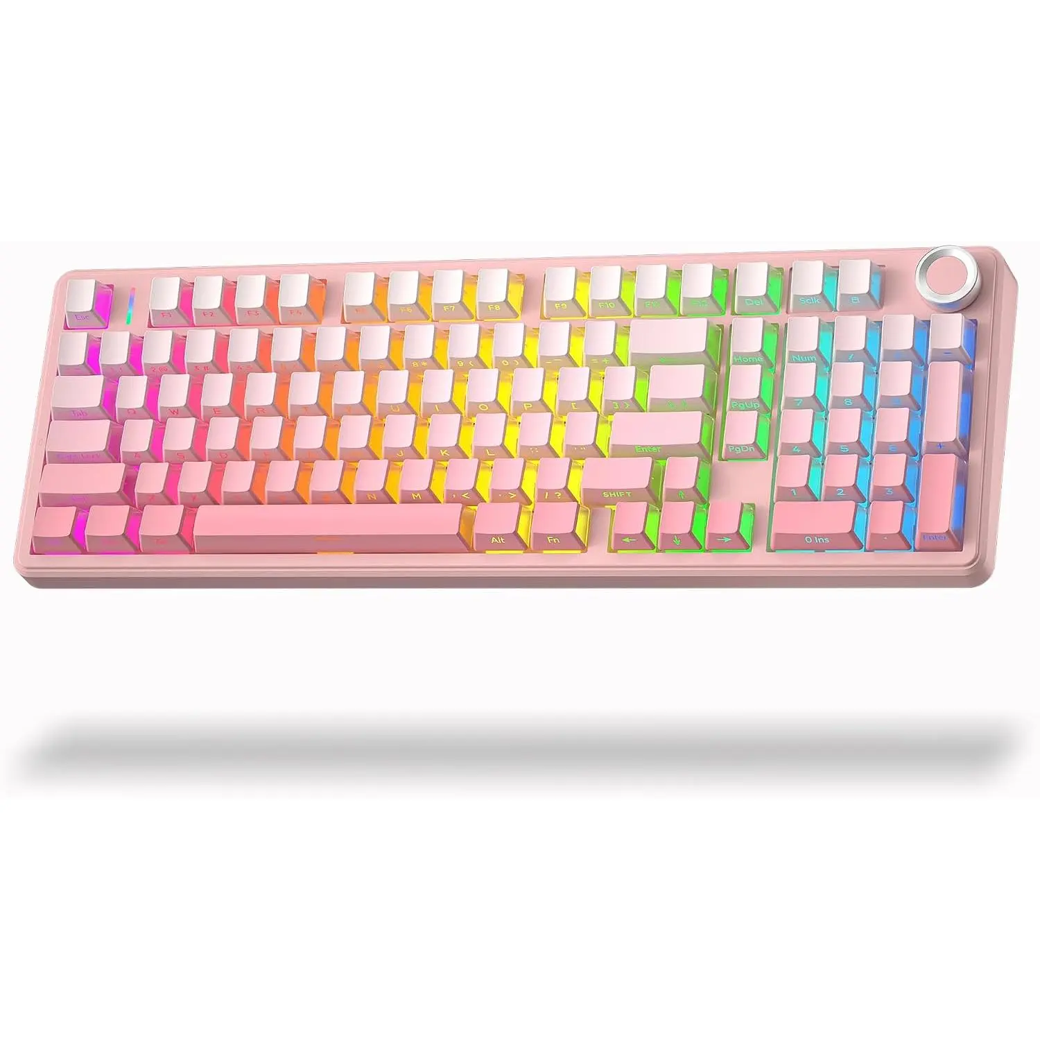 Aula F99 Pro  Silent Mechanical Office Keyboard with Knob Num Pad