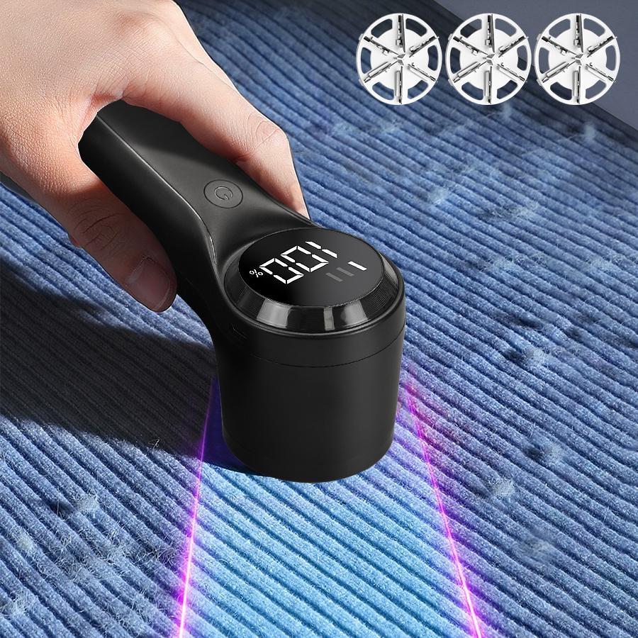 Electric Lint Remover with Brush, Portable Rechargeable Household Fabric Shaver, 3-Speed Sweater Shaver for Fast Lint Removal, Durable for Socks, Coats & Bedding Electric Lint Remover with Brush, Portable Rechargeable Household Fabric Shaver, 3-Speed Sweater Shaver for Fast Lint Removal, Durable for Socks, Coats & Bedding