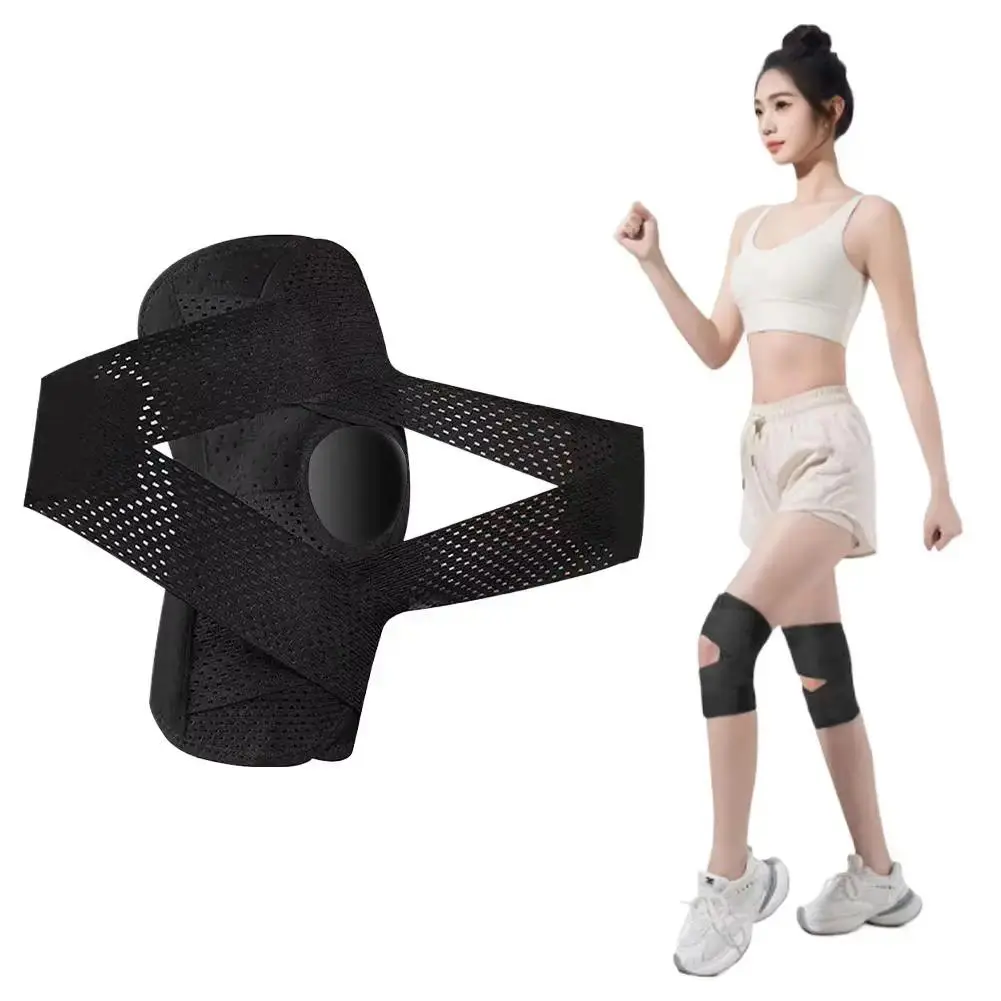 2026 Viral Knee Brace Support Wrap, Breathable Knee Pads with Dual Side Stabilizers, Soft Compression Knee Sleeve, Pain Relief Knee Support for Arthritis Joint Soreness Sports Injury Recovery Running Basketball Workout Daily Joint Protection