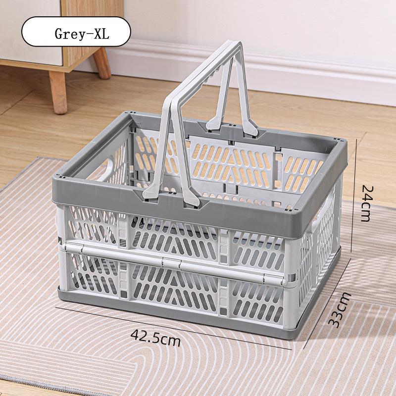Foldable Storage Box, Outdoor Dining Basket, Portable Shopping Basket, Fruit Basket, Snack and Toy Container, Bookshelf Basket, Versatile Multi-Purpose Organizer