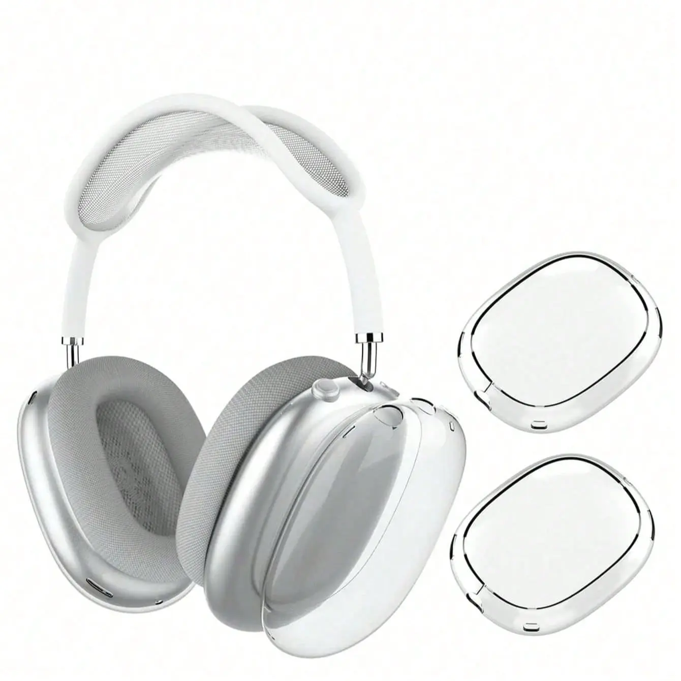 Soft Anti-Scratch Transparent Protective Case, Max Tpu Wireless Shockproof Earphone Shell, Durable Clear Cover for Headphones