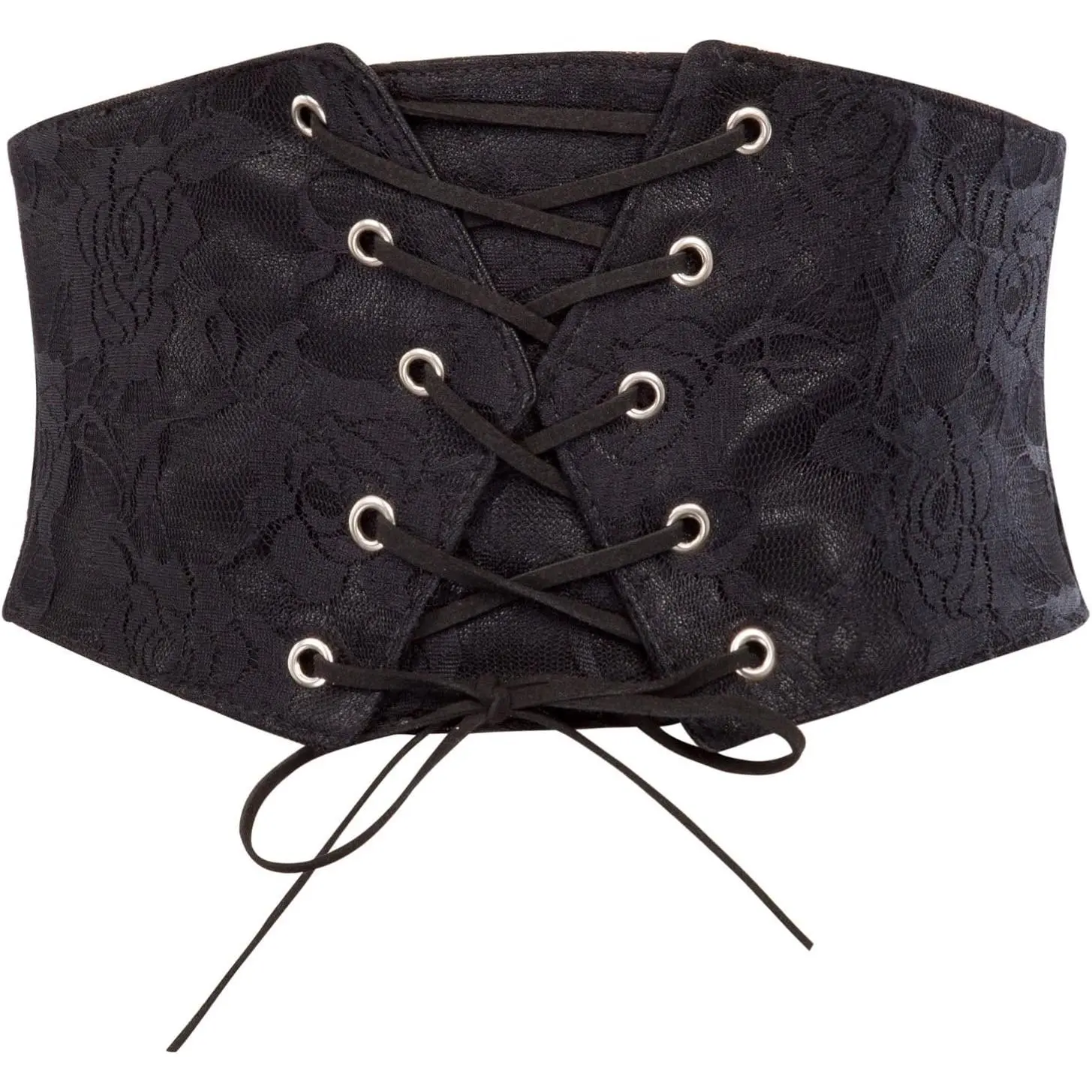 Women's Elastic Wide Waist Belt Renaissance Pirate Corset Cinch Belt Cosplay Costume with Press Button