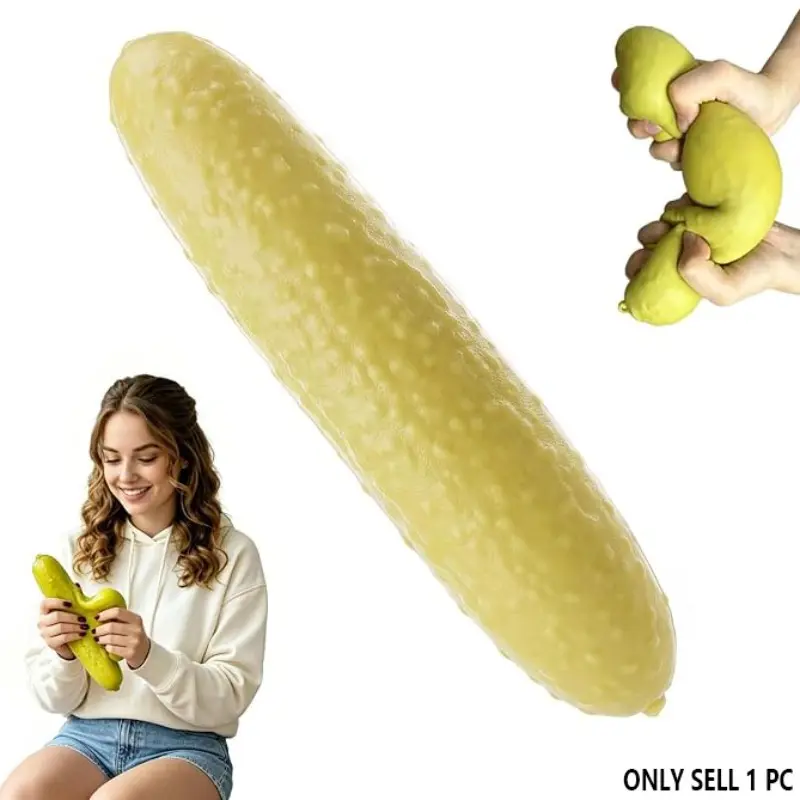 Pickle Squishy, Glant Pickle Squishy, Big Pickles Squeeze Stress Toy, Funny Design, Sensory Fidget Toy, Office, Birthday Party, Classroom Gift, Squishy Fidgets