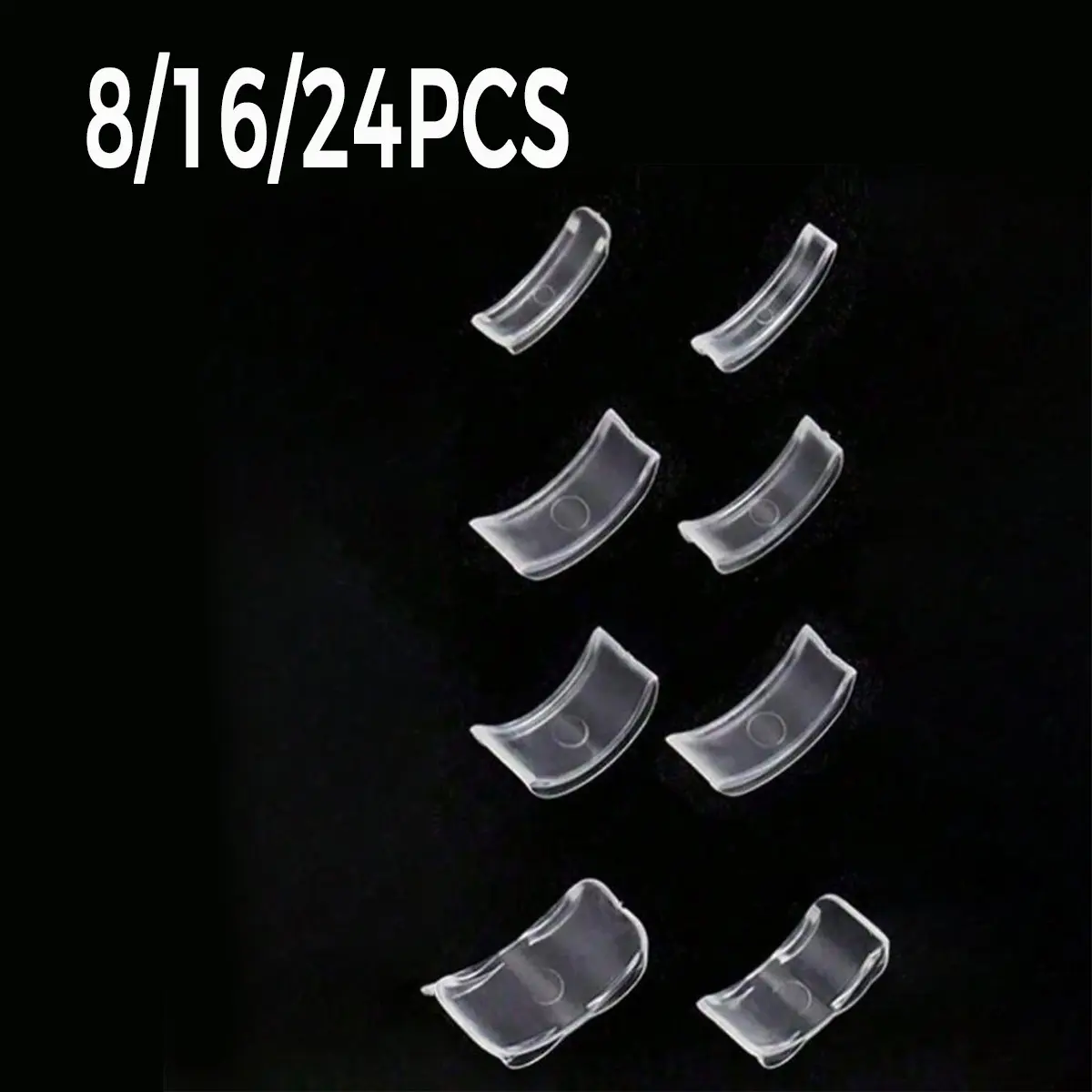 8/16/24 Pack Transparent Ring Size Adjusters for Loose Rings, Invisible Ring Size Reducer, DIY Jewelry Tool Set for Comfortable Fit