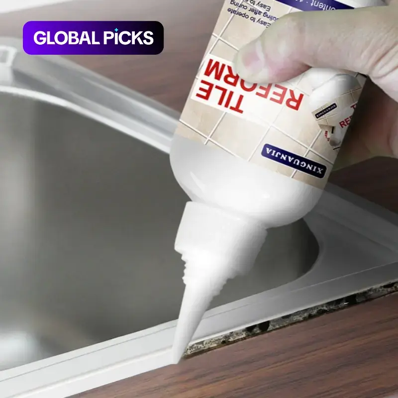 Tile Grout Filler, 150 ml Tile Joint Renovation Agent, Invisible Waterproof Sealant #GLOBAL PICKS
