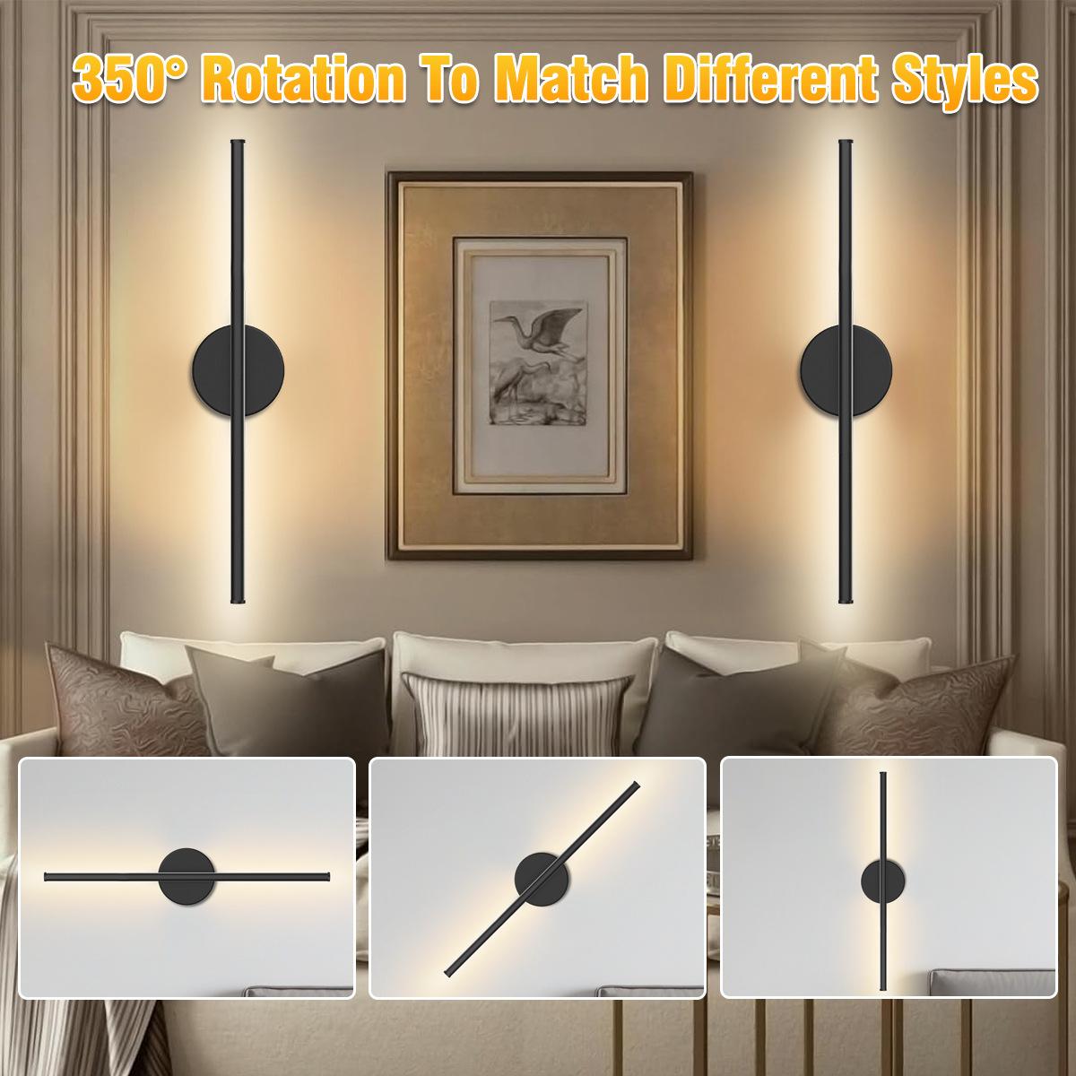 Battery-Powered Wall Lamp with Remote Control, LED Wireless Wall Light for Bedroom and Hallway, Adjustable Brightness, Low Voltage, Modern Mood Lighting, Home Decor Lighting, Adjustable Lights, Decorative Wall Light