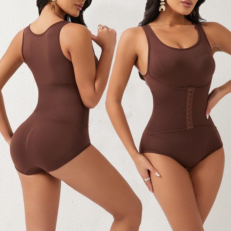 Buttoned Shapewear for Women, Body Shaping, Waist Slimming, Tight-Fitting, Hip-Lifting, One-Piece Shapewear, Plus Size, Waist Cincher, Tummy Control, Body Shaper One-Piece
