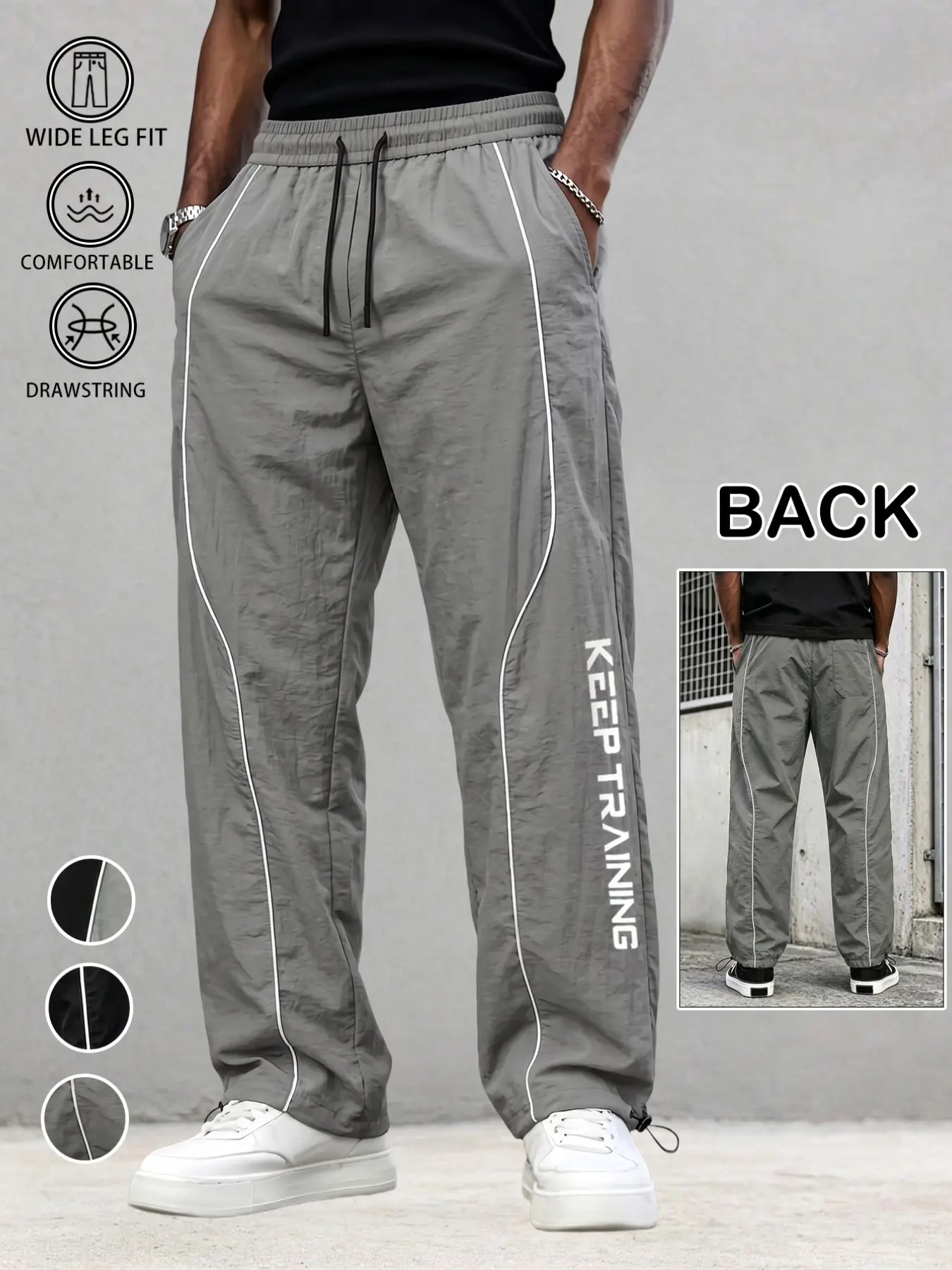 Casual Loose-Fit Harem Pants, High-Waisted Slimming Sportswear, Summer Autumn Thin Workwear, Versatile Cuffed Sweatpants