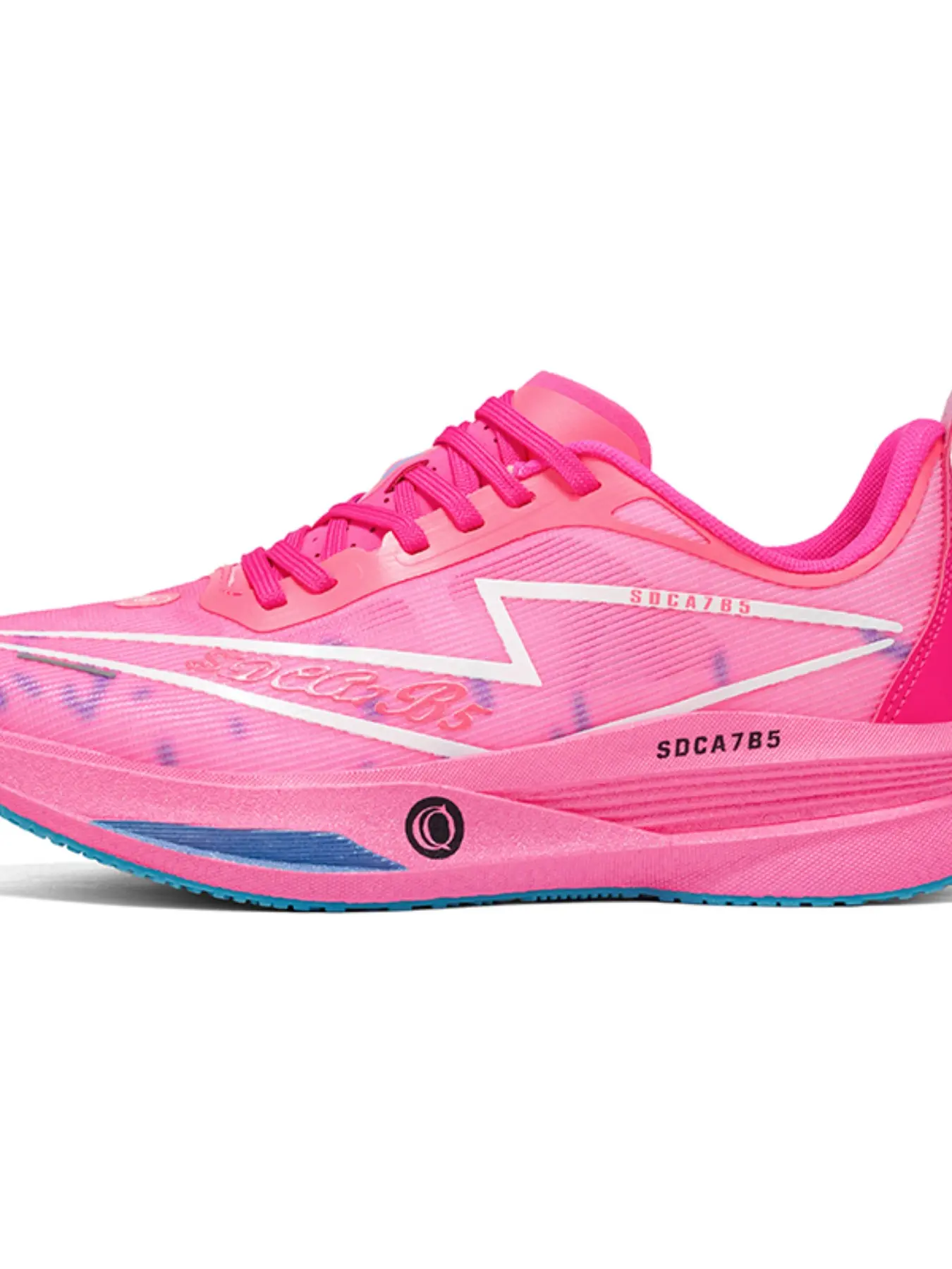 Fashion Exclusive Patent Personalized Shock Absorption Ultra-Elastic Running Shoes, Gingham Pattern, Flyknit Upper, Eva Sole, All Seasons