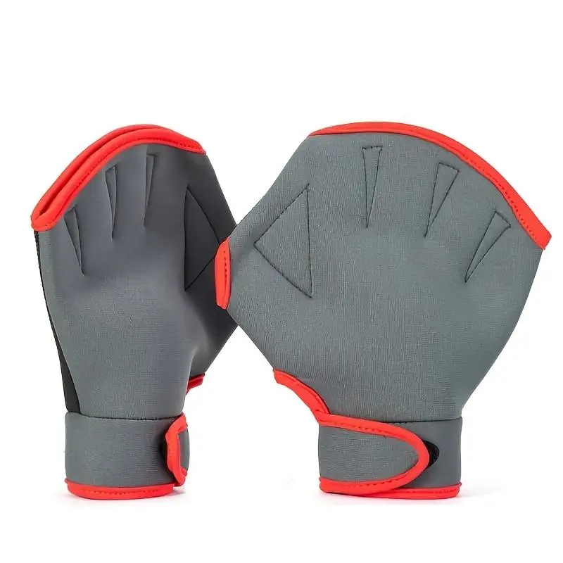 Gloves Designed for Swimming And Water Aerobics, Featuring Webbed Fingers for Enhanced Paddling