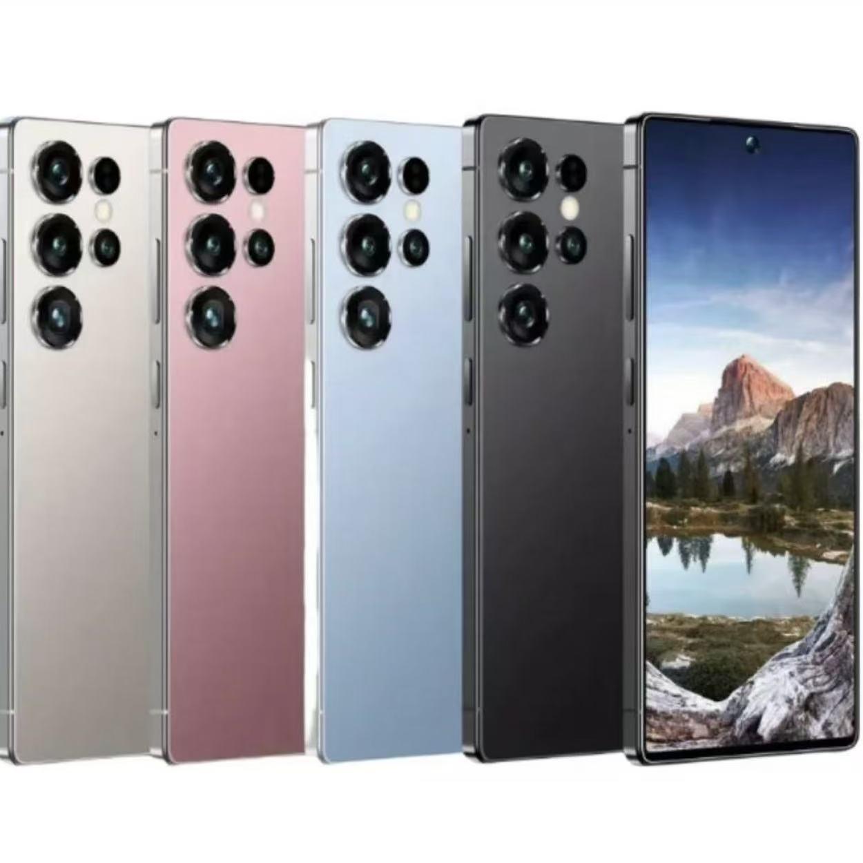 S25 Ultra Unlocked 5G Android 14 Smartphone.12GB+512GB,6.8" HD Display,68MP+108MPCam,6800mAh, Dual Card, Built-in Pen, FaceUnlock, , Case & Protector