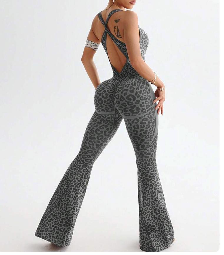 Women's High Waist Yoga Pants, Seamless Fashion Design, Back Cross Buckle, Tummy Control, Butt Lifting, Micro Flare Leggings,Women's Tracksuit Set High Waist Flare Leg Pants Sporty Yoga Set