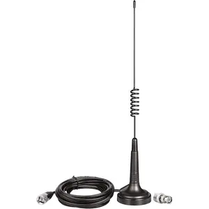 27MHz CB Radio Antenna PL259 & BNC Male Magnetic Base Compatible with Cobra Midland Uniden Maxon President Vehicle Car Truck Mobile Handheld CB Radio