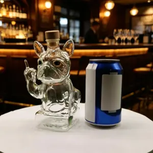 New Funny Whiskey Dog Bottle, Novelty Pet Accessory, Unique Gift Idea, Perfect for Whisky Lovers & Animal Enthusiasts