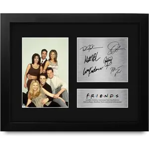 Friends Gifts USL Framed Printed Signed Autograph Picture for TV Show Fans - US Letter Size