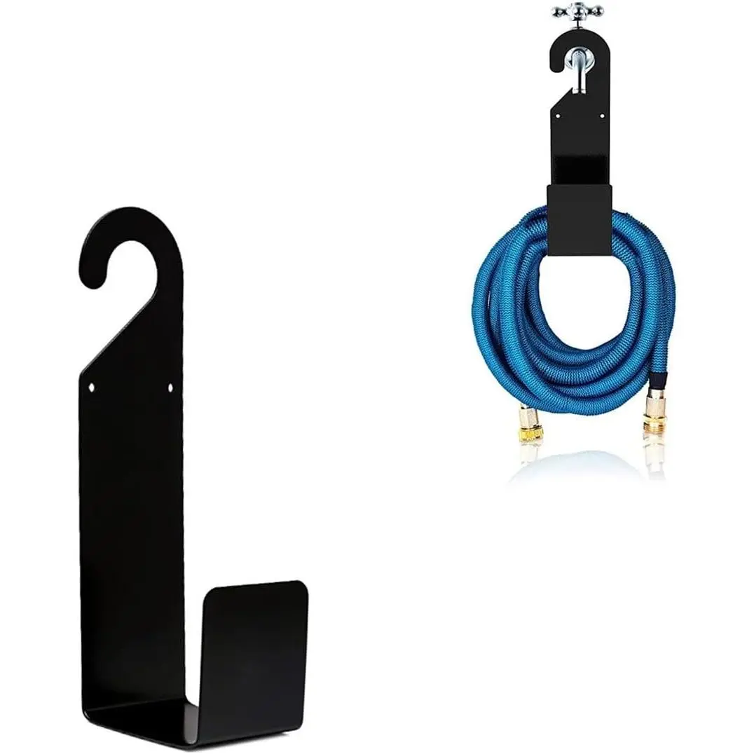 Hose Holder for 150ft Expandable Hose Hanger - Large Wall Mount Hose Hook Fits Variety Hose Spigot, Heavy Duty Durable Outdoor Water Hose Organizer