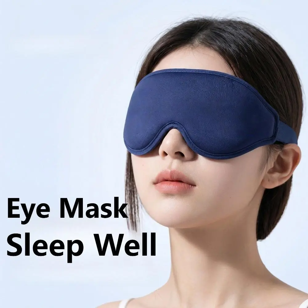 3D Contoured Sleep Eye Mask Zero Pressure Breathable Light Blocking Sleeping Mask Soft Padded Eye Cover for Adults Travel Nap Night Rest